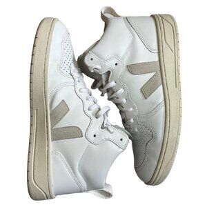 Veja Women's Cream High-Top Sneakers